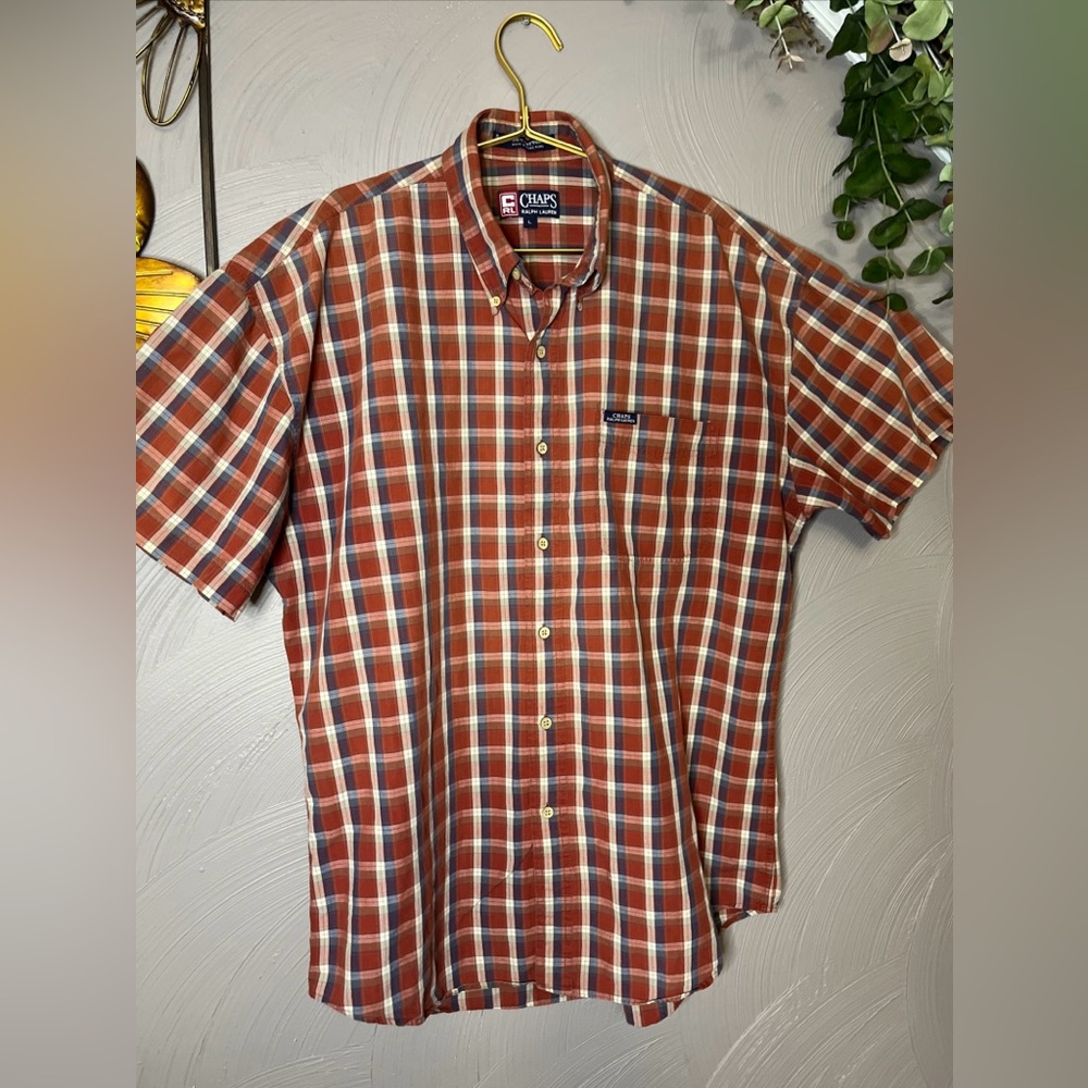 Chaps Ralph‎ Lauren Men's Casual Plaid Shirt